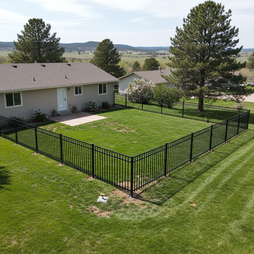 Aluminum Fence Installation