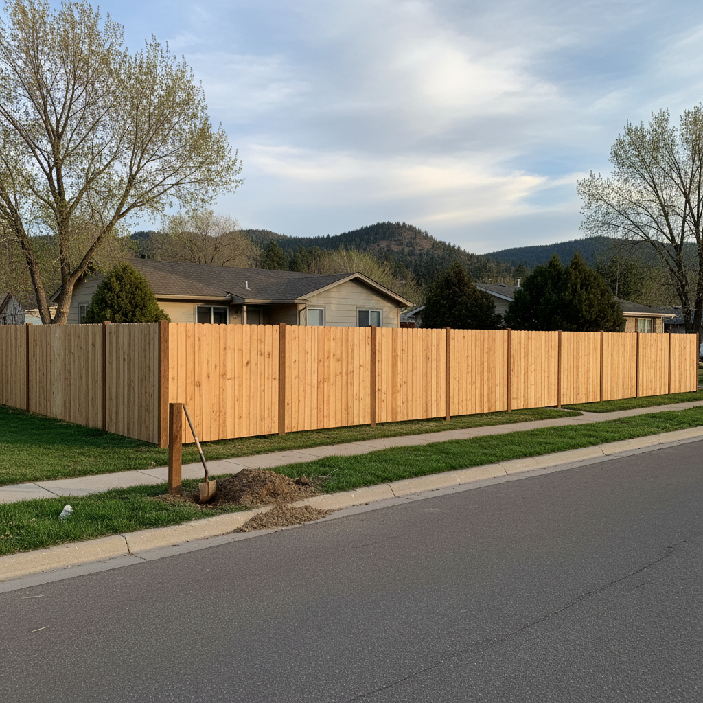 Wood Fence Installation