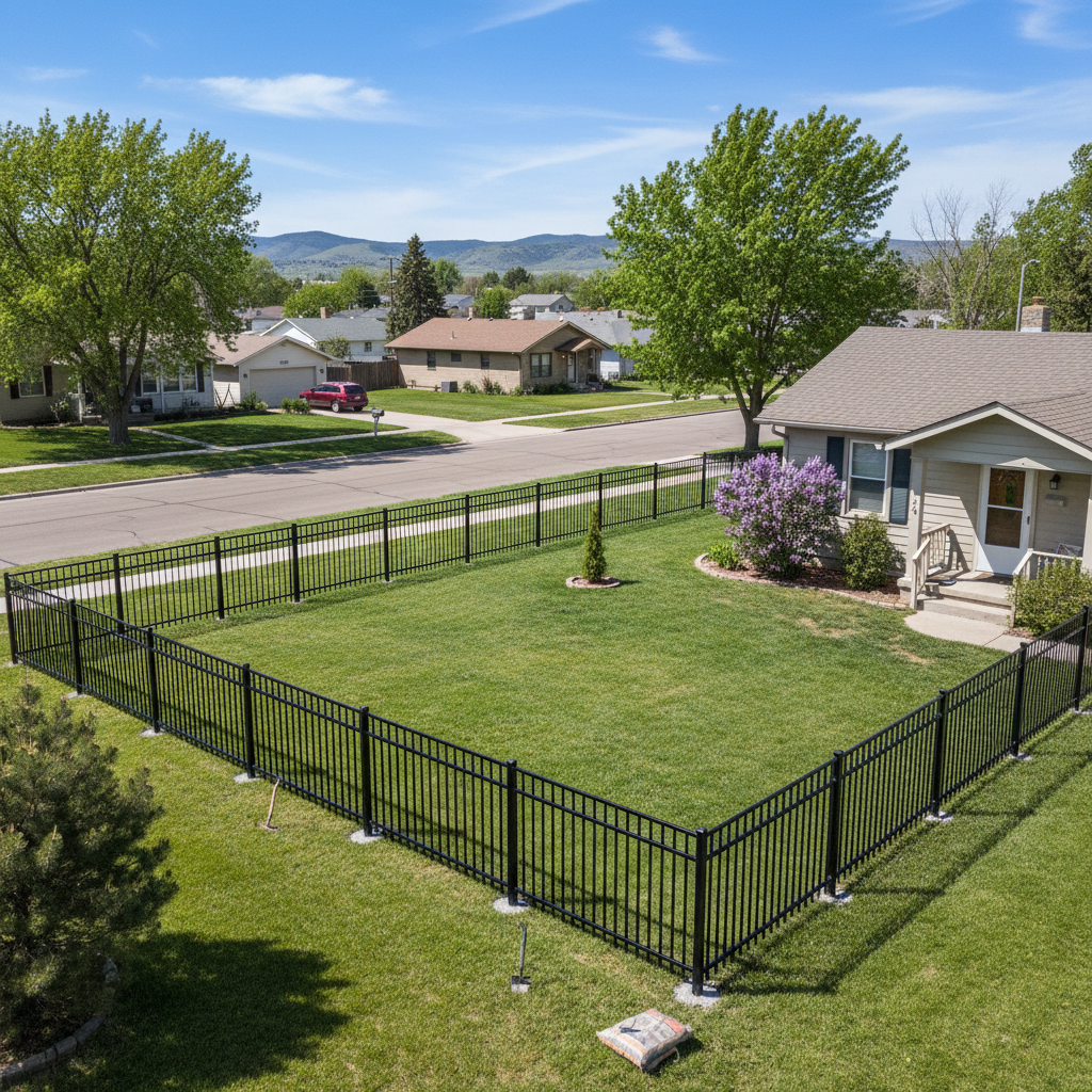 Aluminum Fence Installation