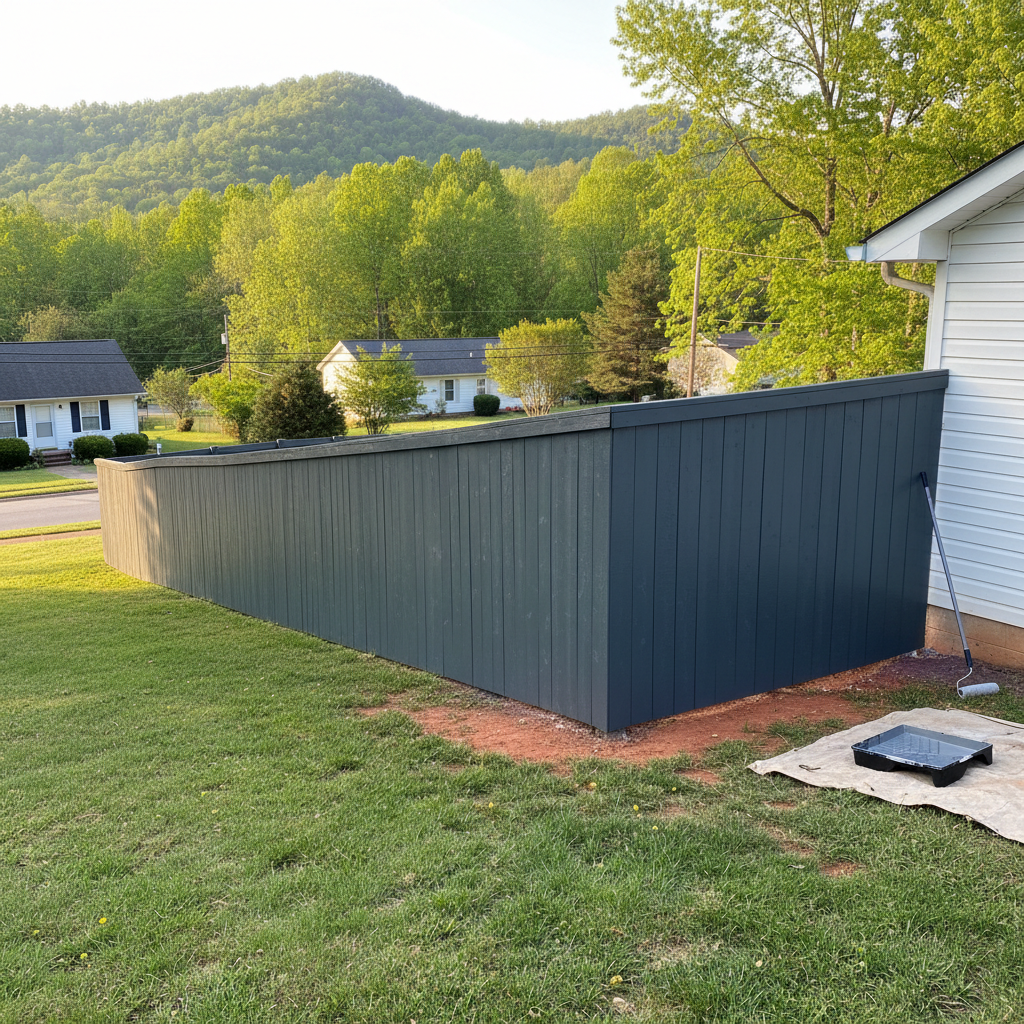 Fence Painting in Sevierville, TN