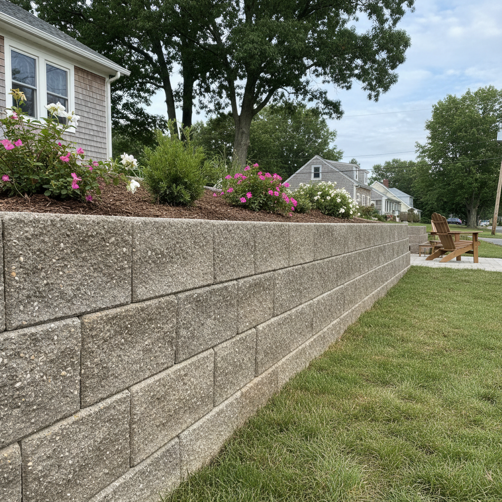 Concrete Retaining Walls in East Greenwich, RI