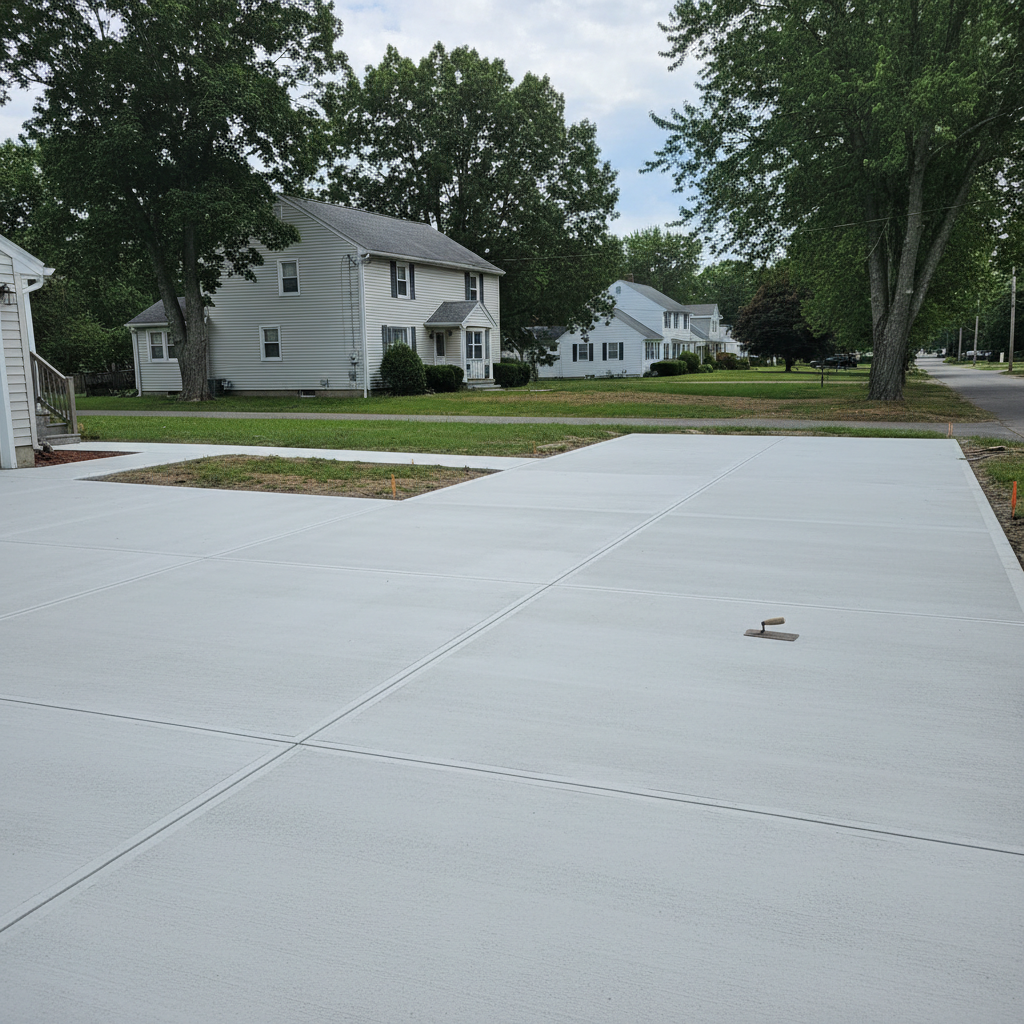 Concrete Installation in East Greenwich, RI