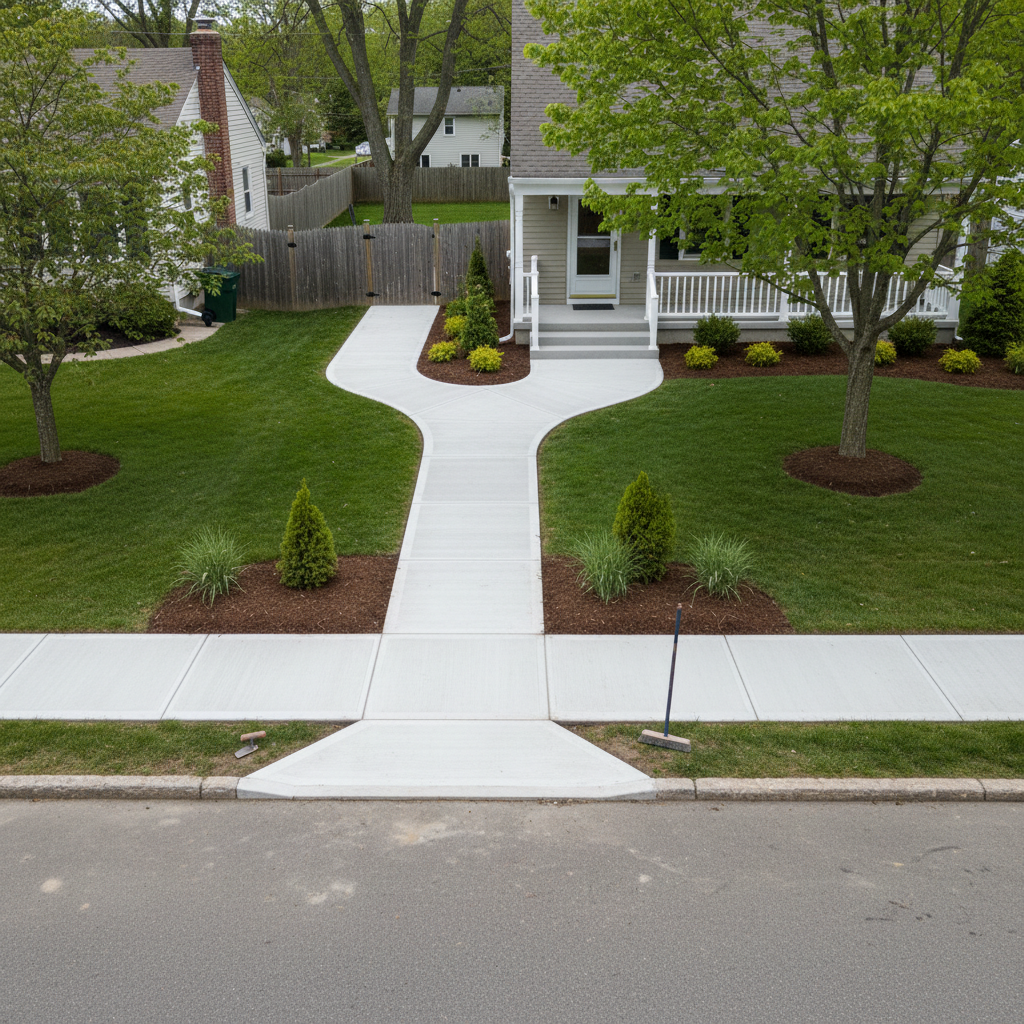 Concrete Sidewalks in East Greenwich, RI