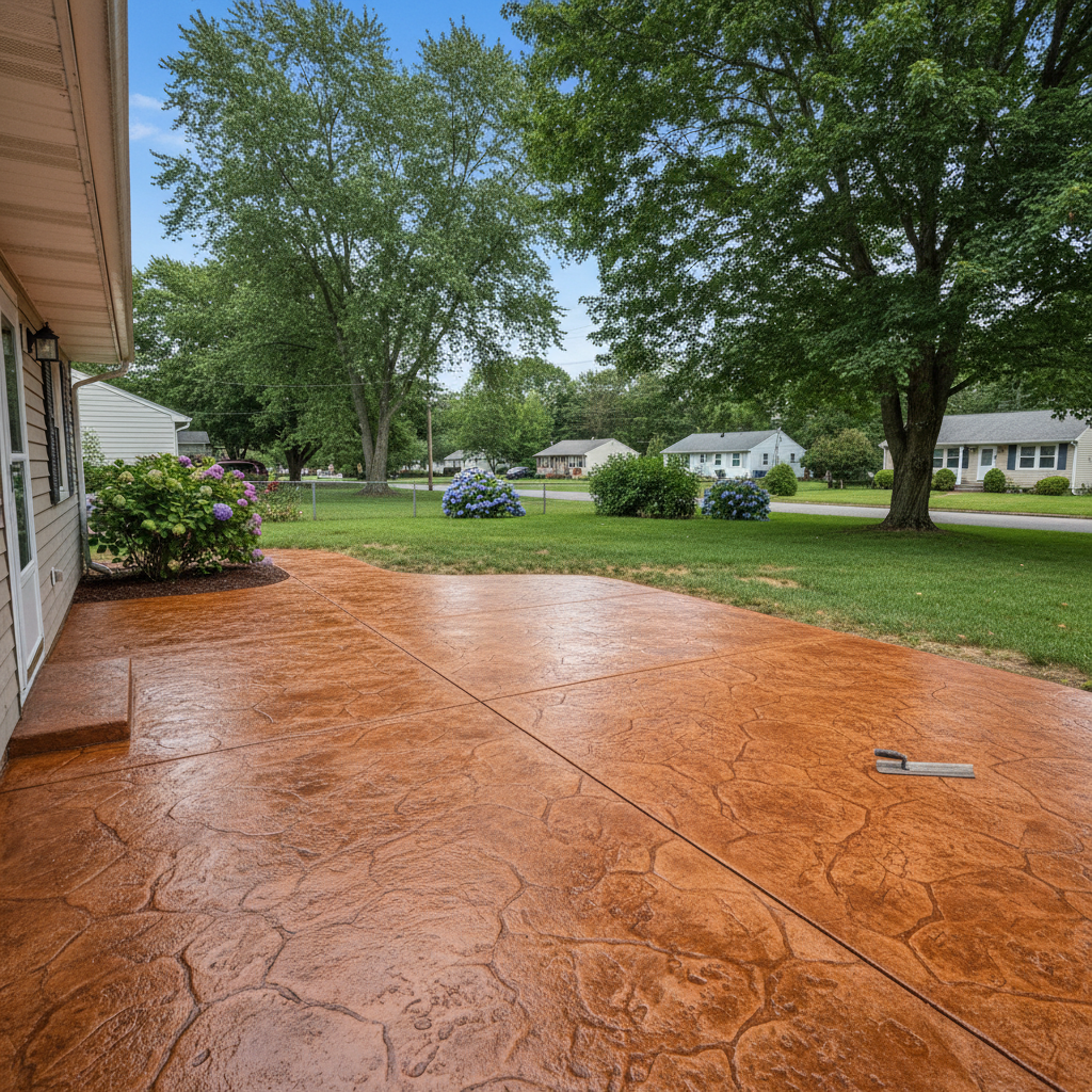 Concrete Staining in East Greenwich, RI