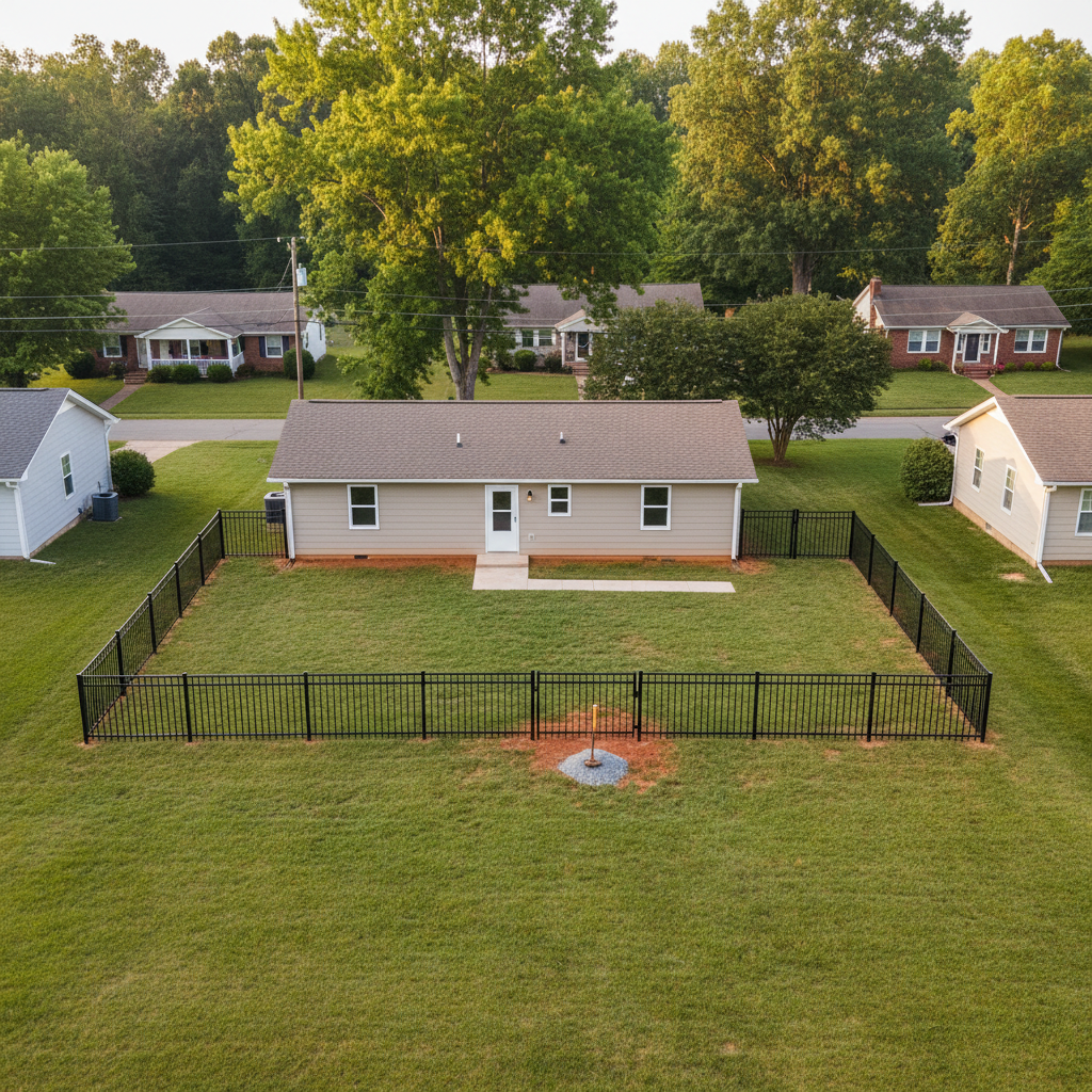 Aluminum Fence Installation in Maryville, TN