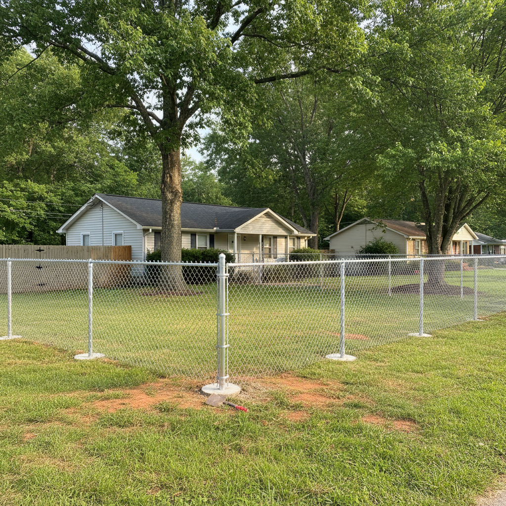 Chain Link Fence Installation in Maryville, TN