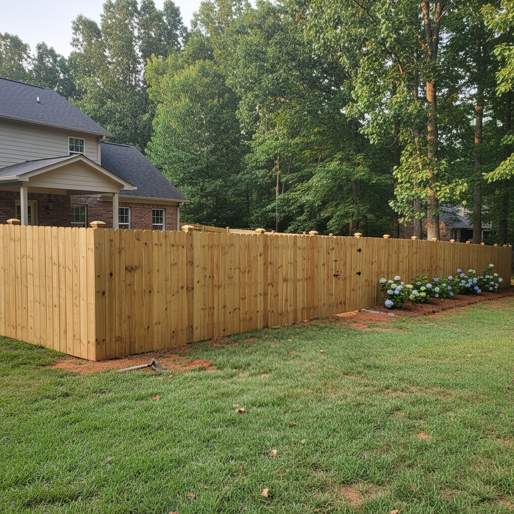 Wood Fence Installation