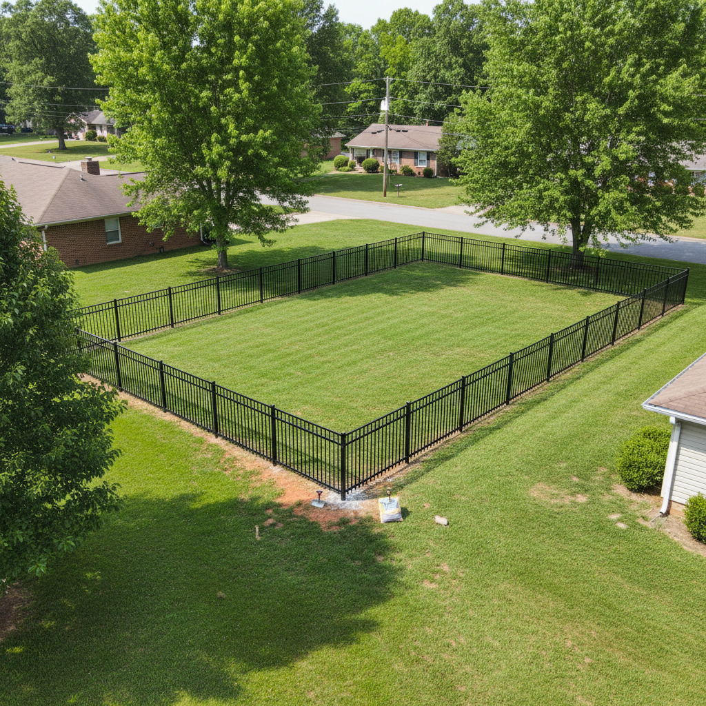 Aluminum Fence Installation