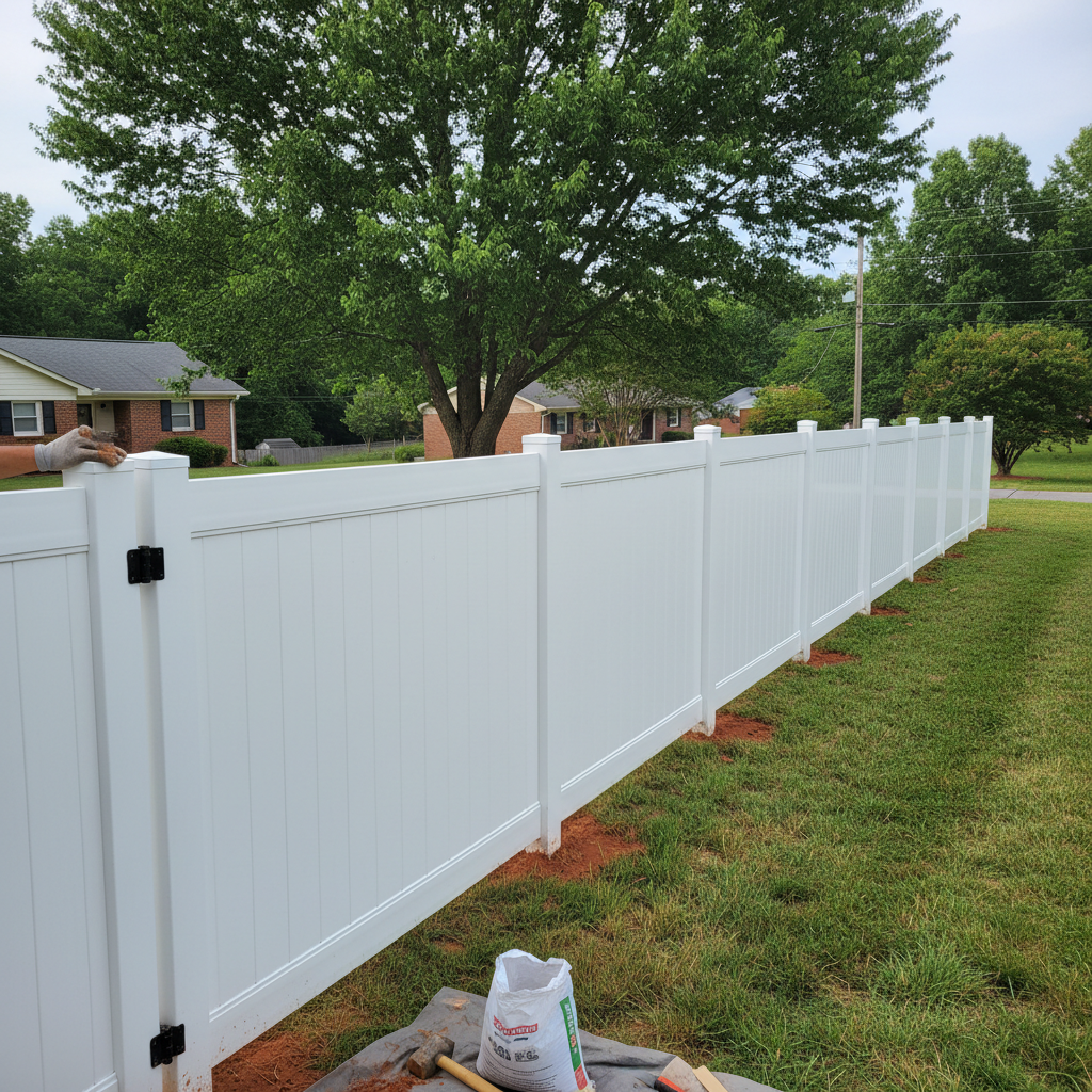 Vinyl Fence Installation