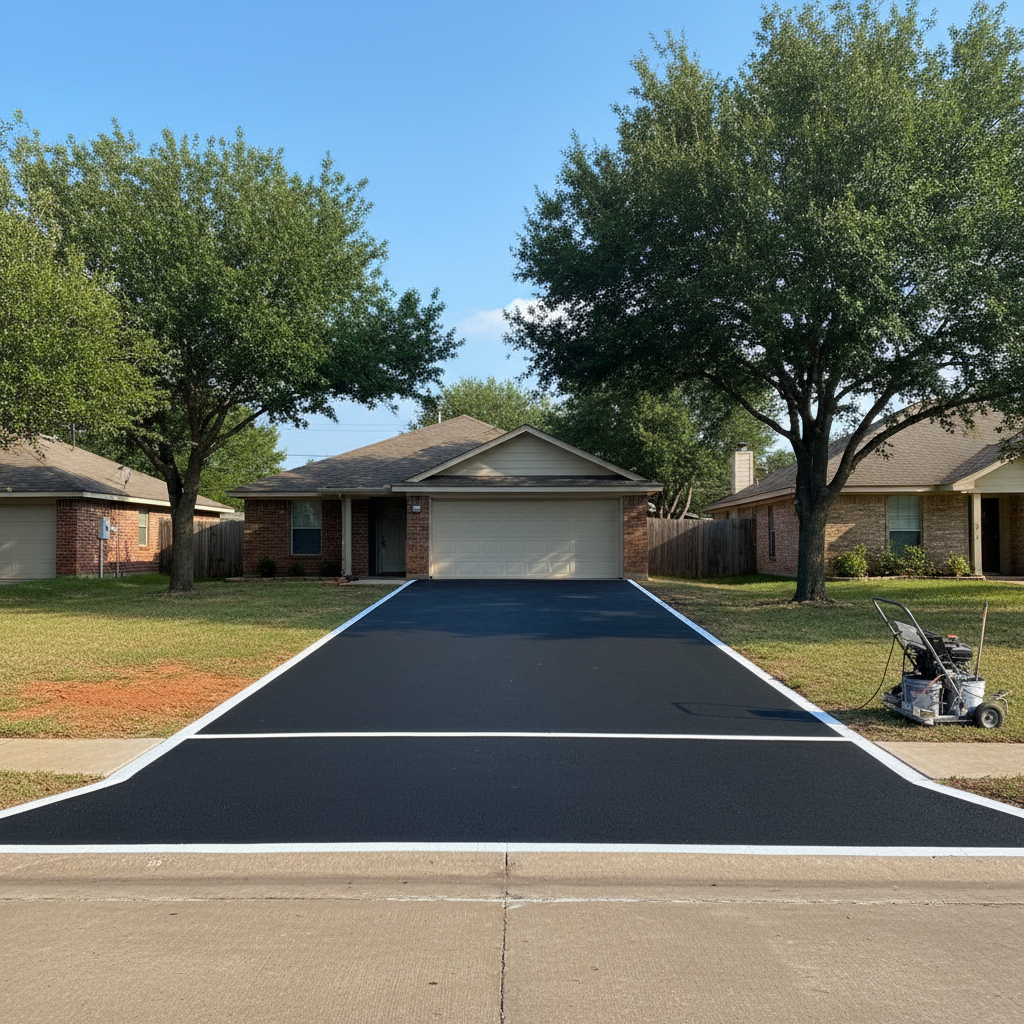 Asphalt Striping in Baytown