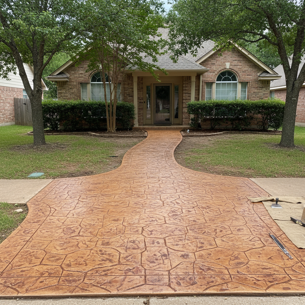 Stamped Concrete in Waco, TX
