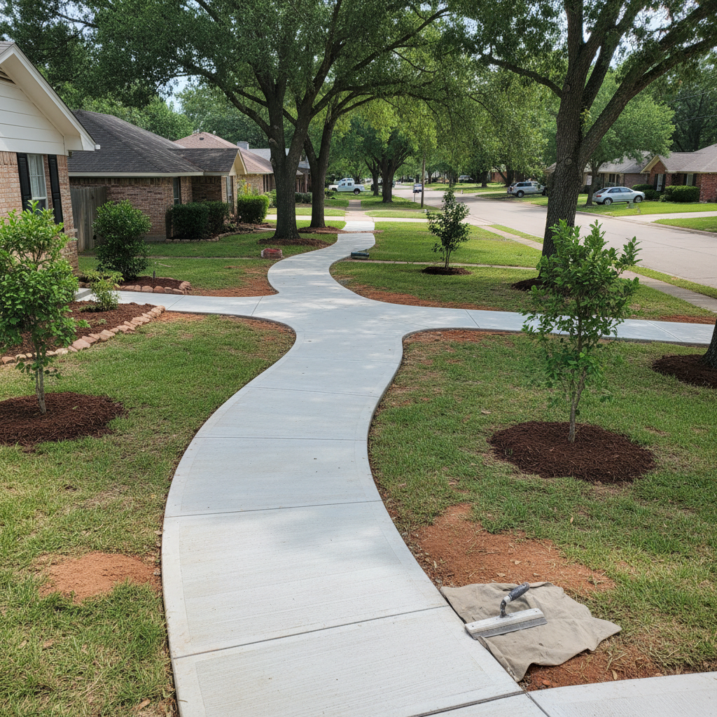 Concrete Sidewalks in Waco, TX