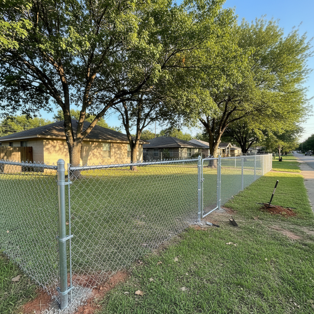 Chain Link Fence Installation