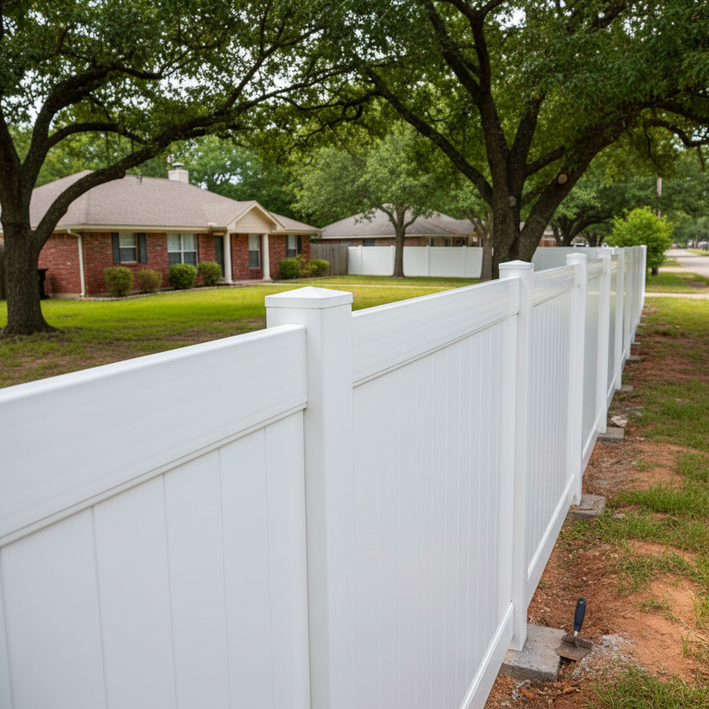 Vinyl Fence Installation in Wichita Falls