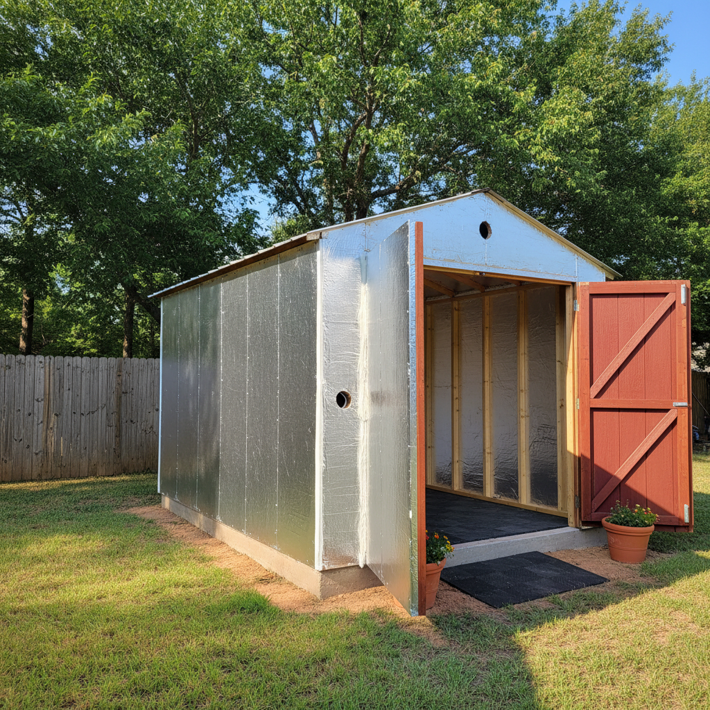 Shed Insulation in Fort Worth, TX