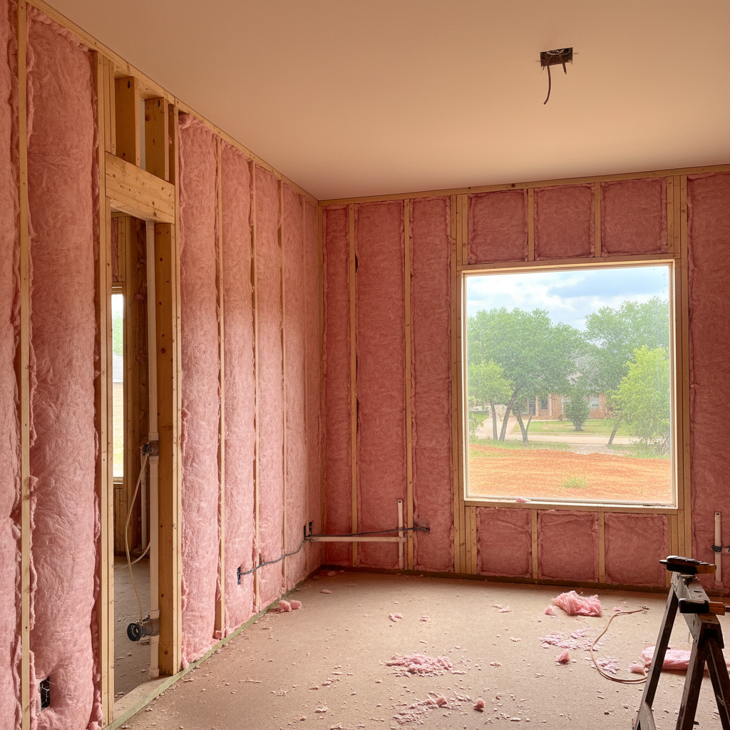 Batt Insulation Installation in DeSoto