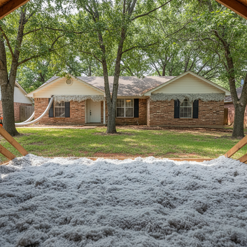 Blown-In Insulation in DeSoto