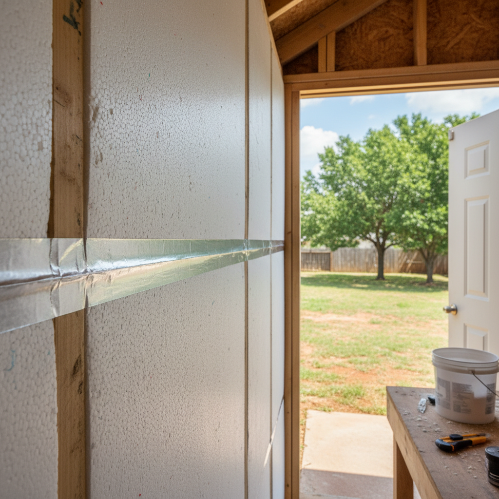 Shed Insulation in DeSoto