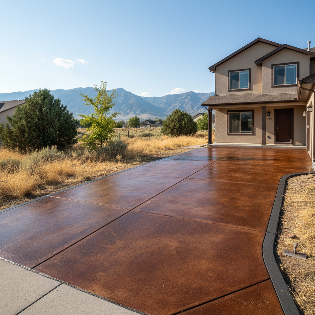 Concrete Staining in Orem