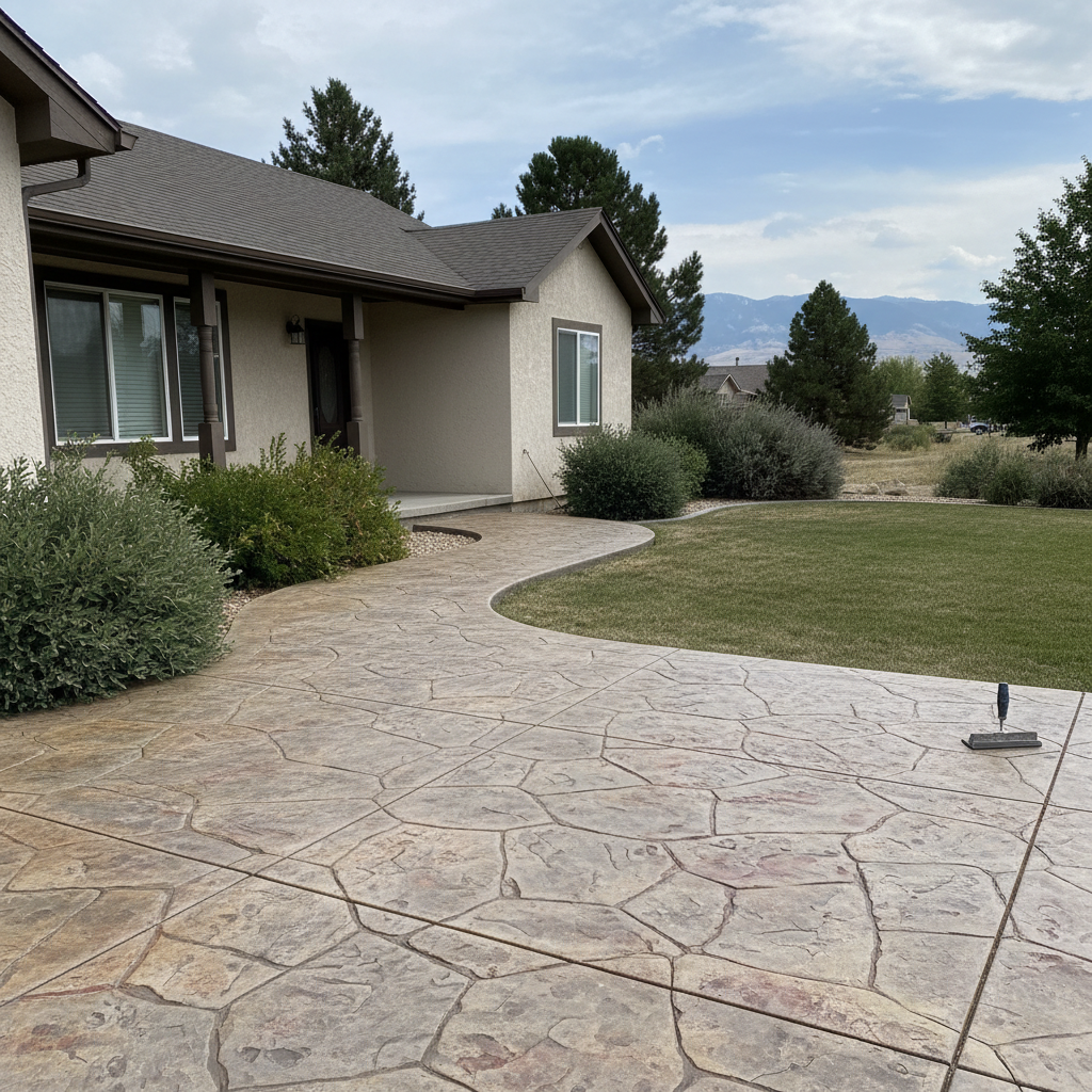 Stamped Concrete in Orem