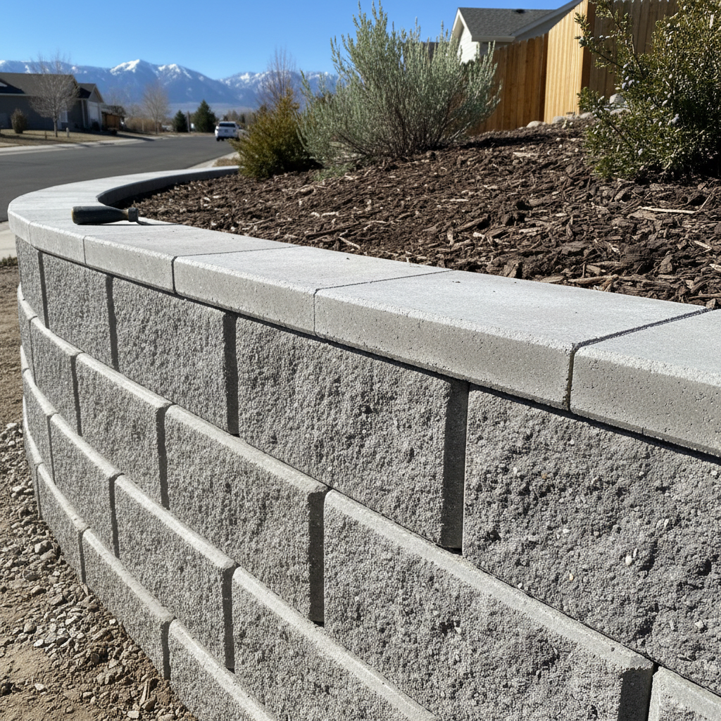 Concrete Retaining Walls in Sandy