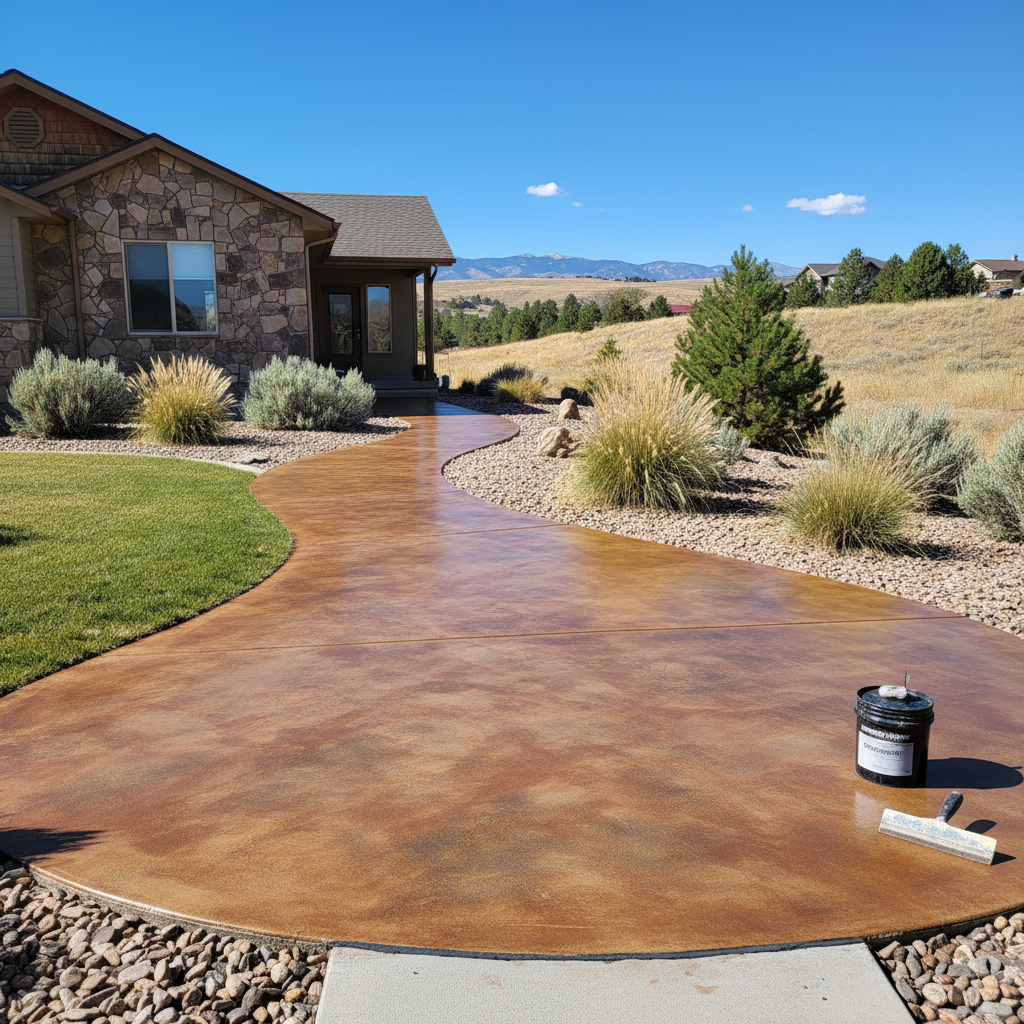 Concrete Staining in Sandy