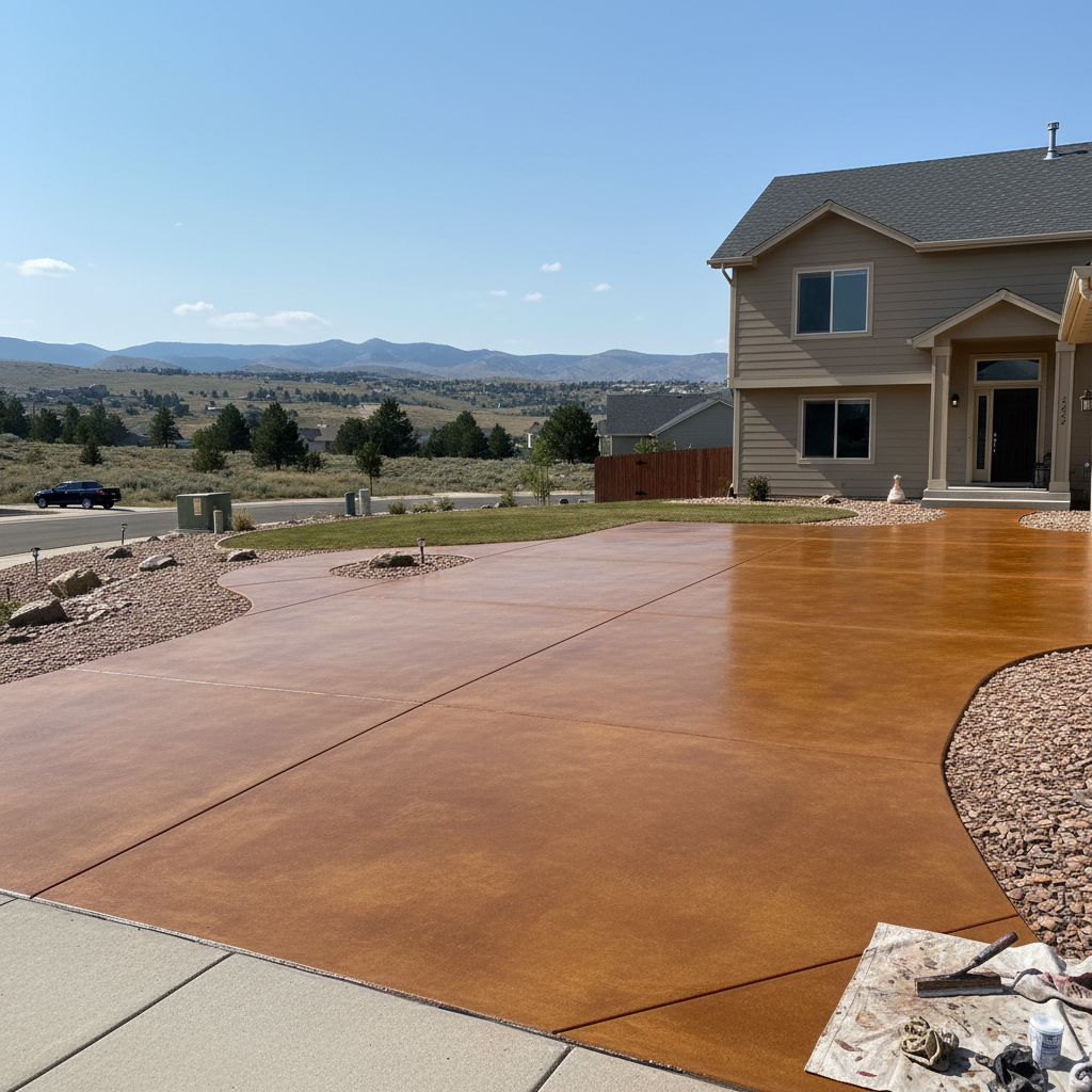 Concrete Staining in Logan