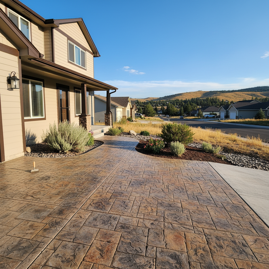 Stamped Concrete in Logan