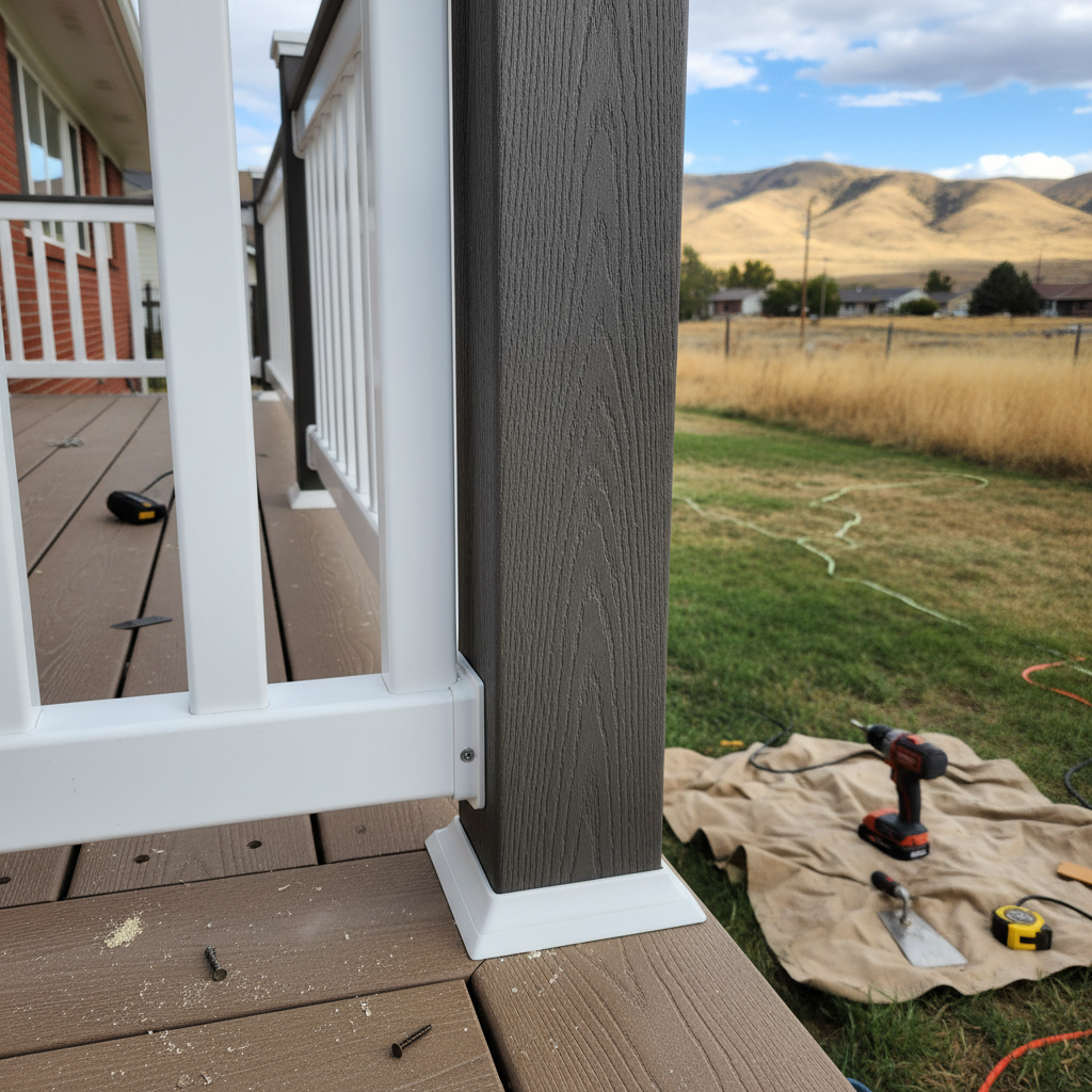 Deck Railing Installation