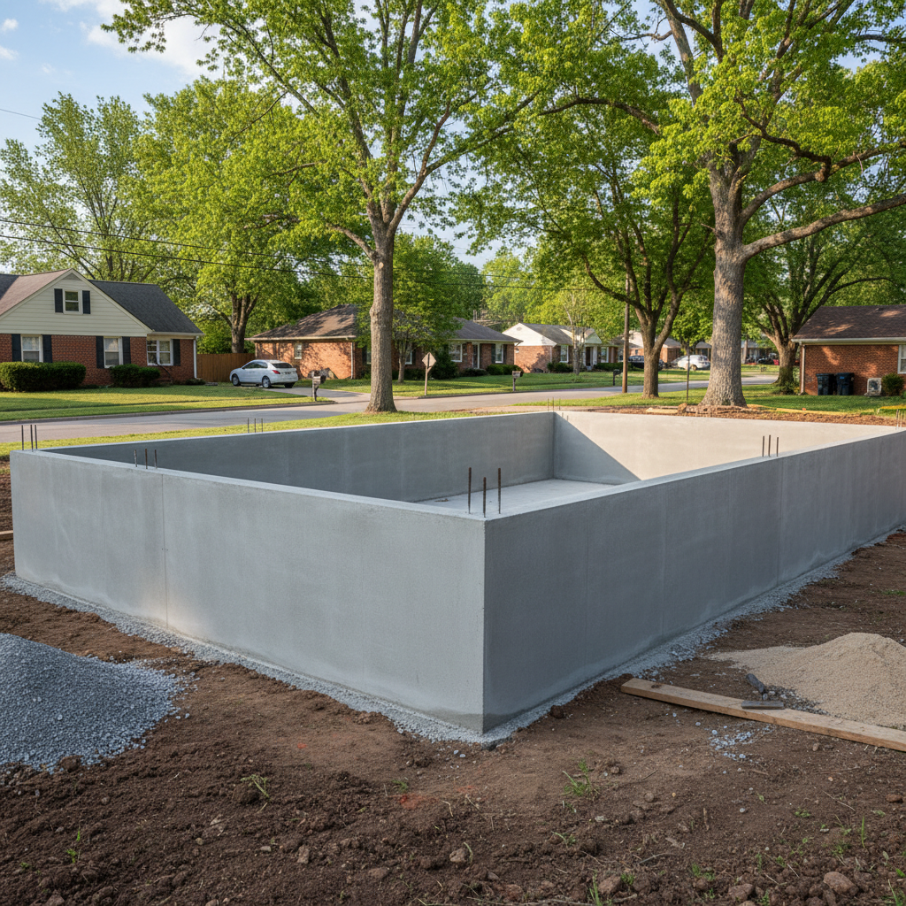 Concrete Foundations in Petersburg