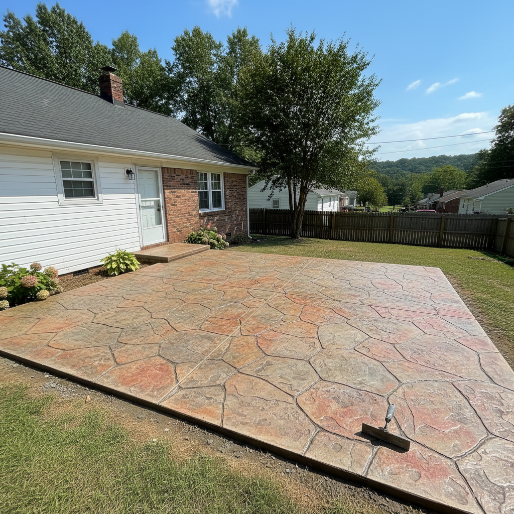 Stamped Concrete in Petersburg