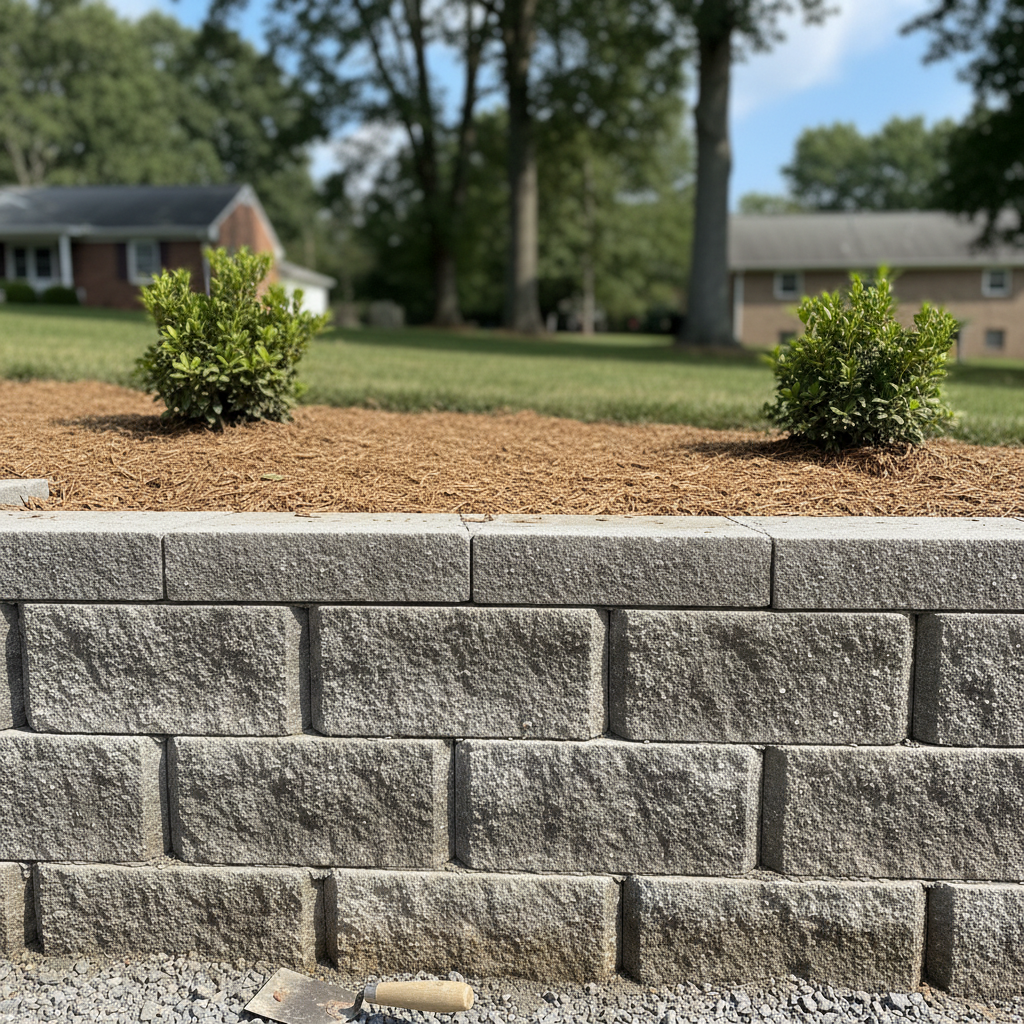 Concrete Retaining Walls in Petersburg