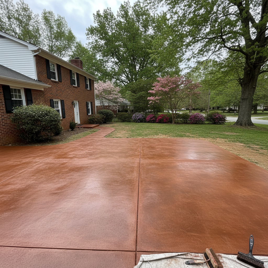 Concrete Staining in Petersburg