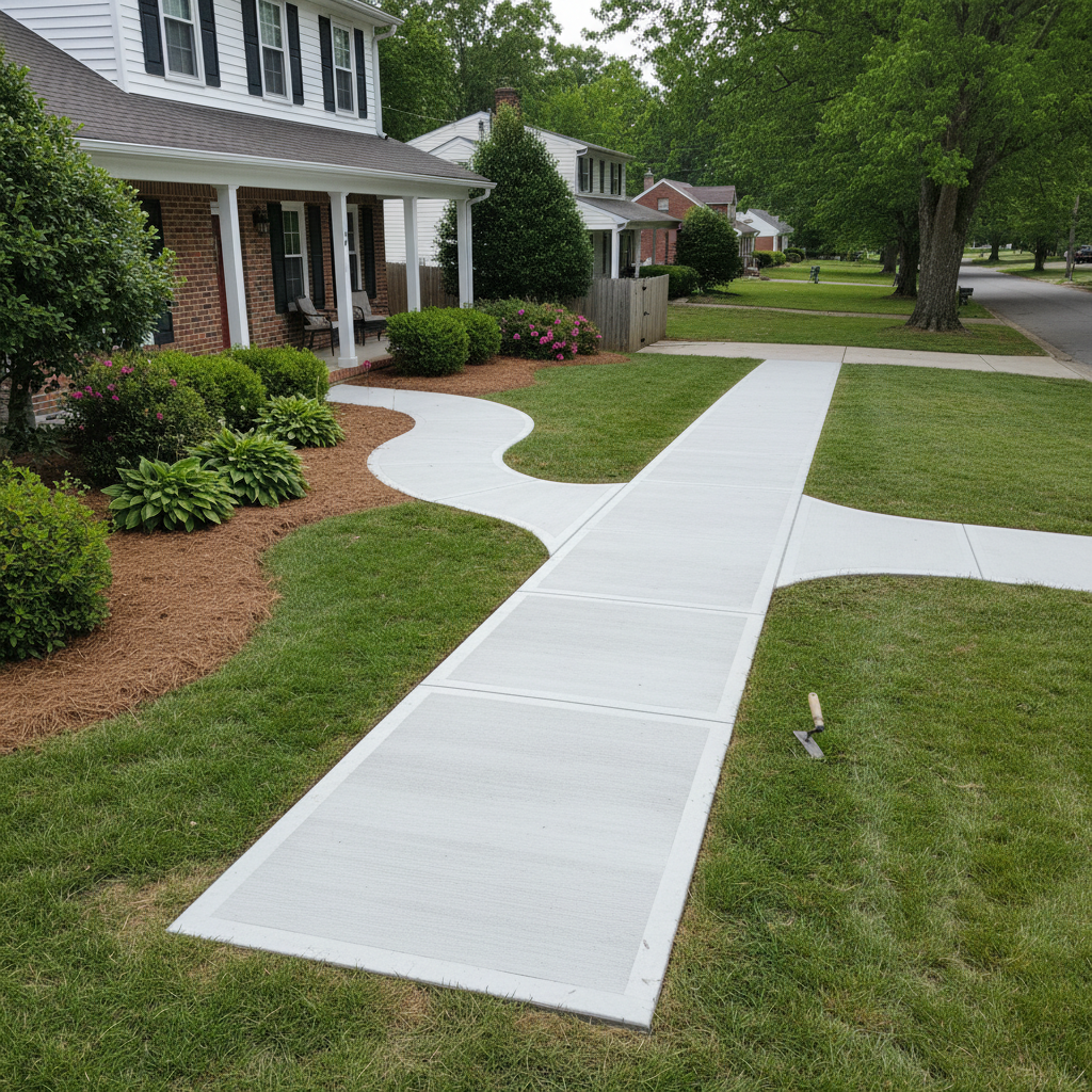 Concrete Sidewalks in Richmond, VA