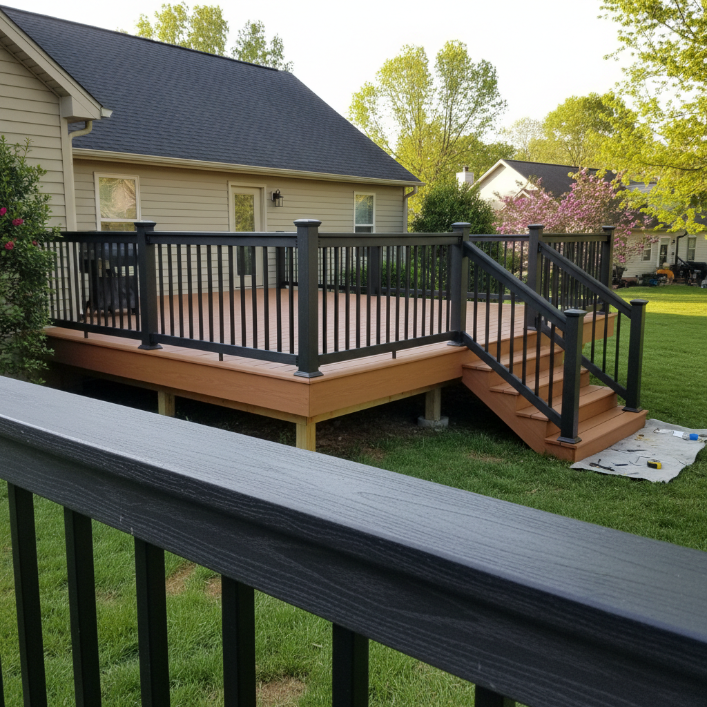 Deck Railing Installation