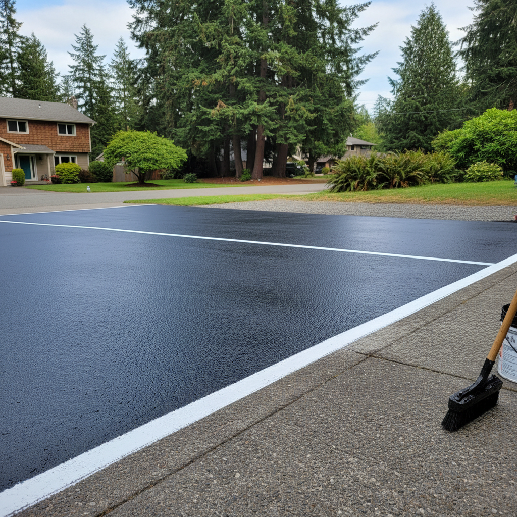 Asphalt Sealcoating in Edmonds