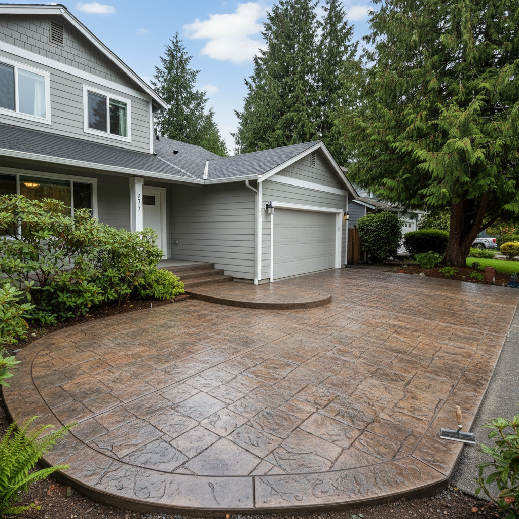 Stamped Concrete in Lynnwood, WA
