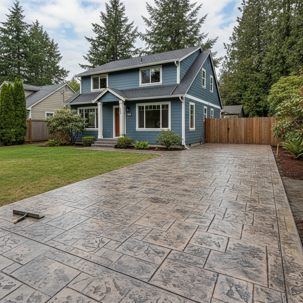 Stamped Concrete in Kirkland