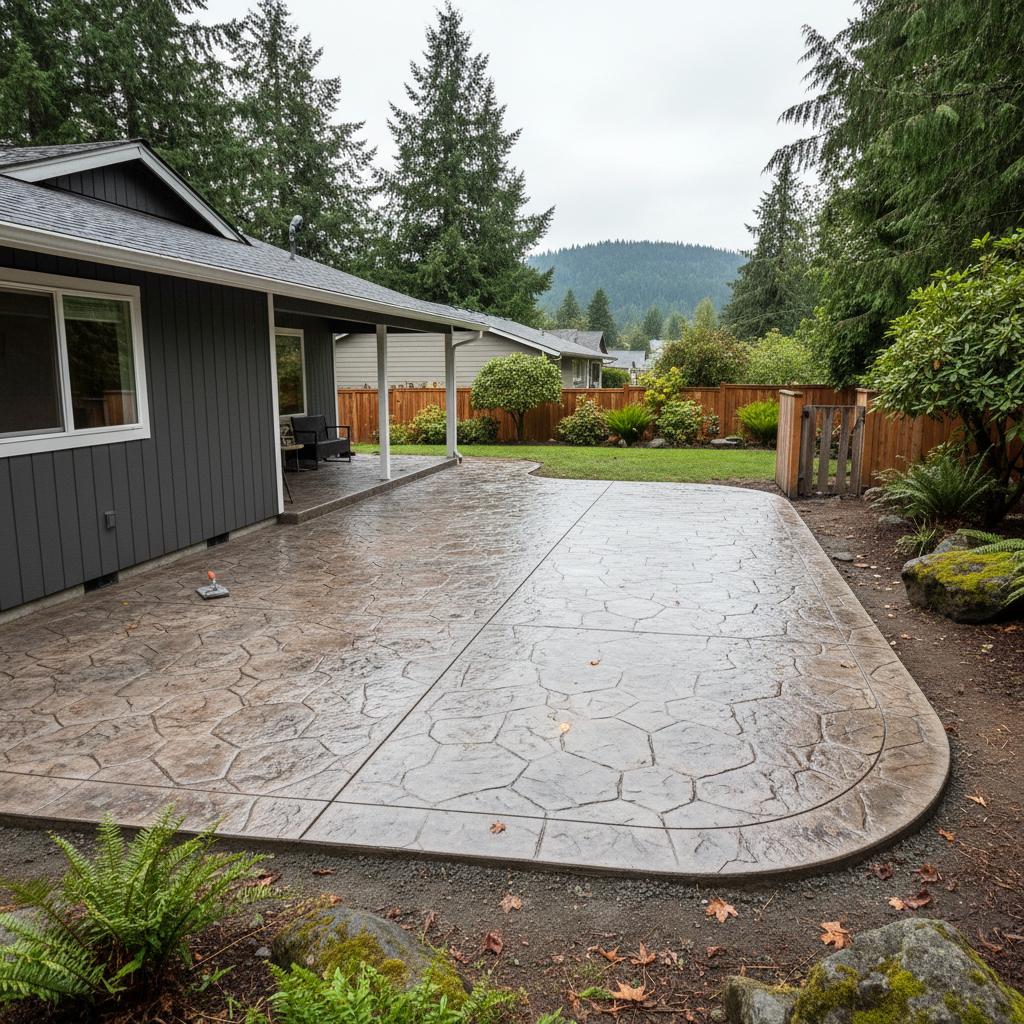 Stamped Concrete in Bothell, WA