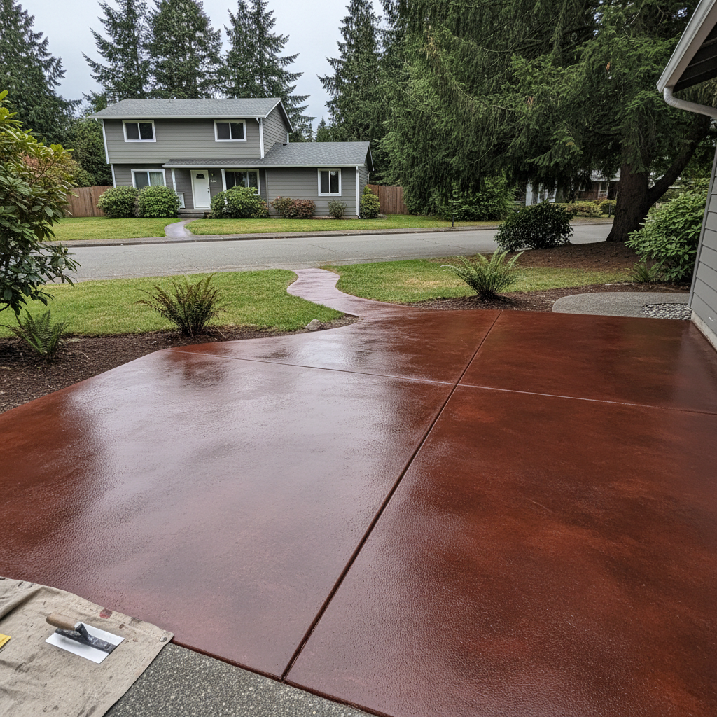 Concrete Staining in Bothell, WA