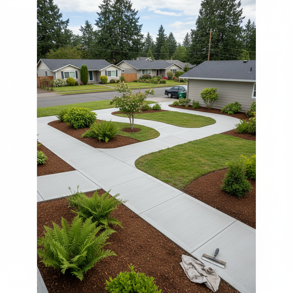 Concrete Sidewalks in Kenmore, WA
