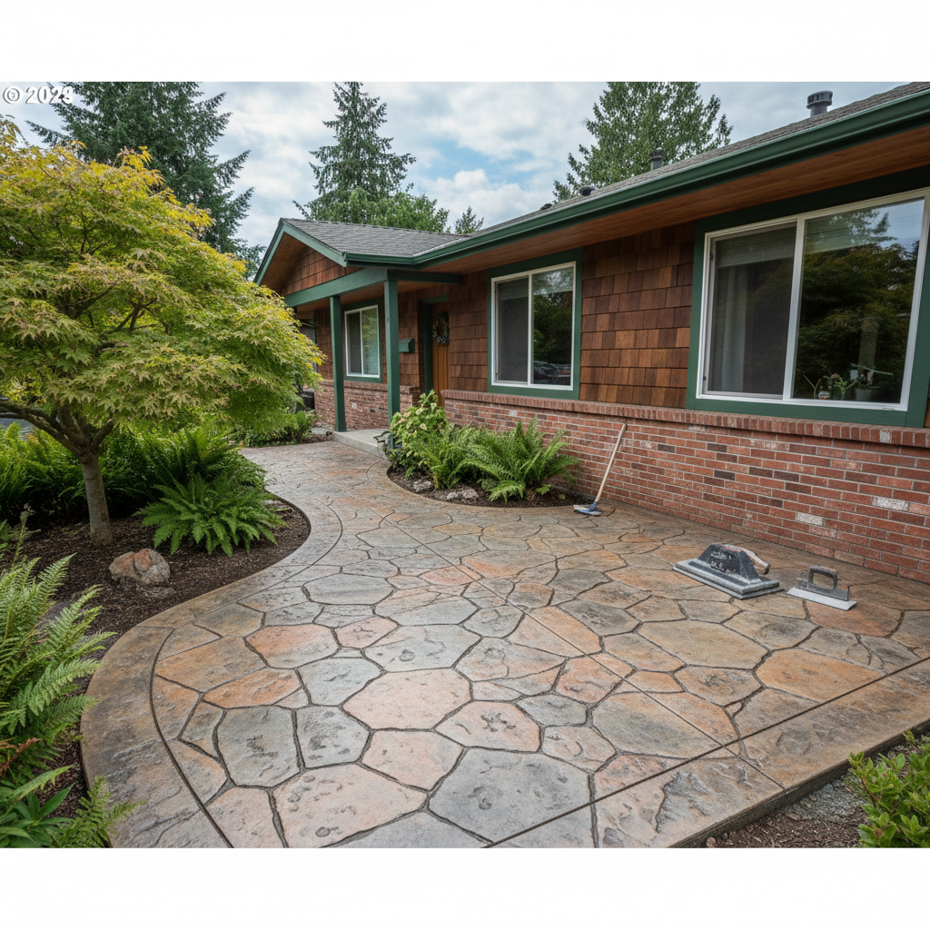 Stamped Concrete in Kenmore, WA