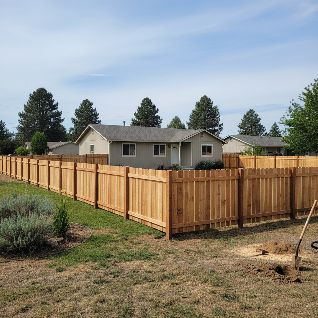 Wood Fence Installation in Moses Lake, WA