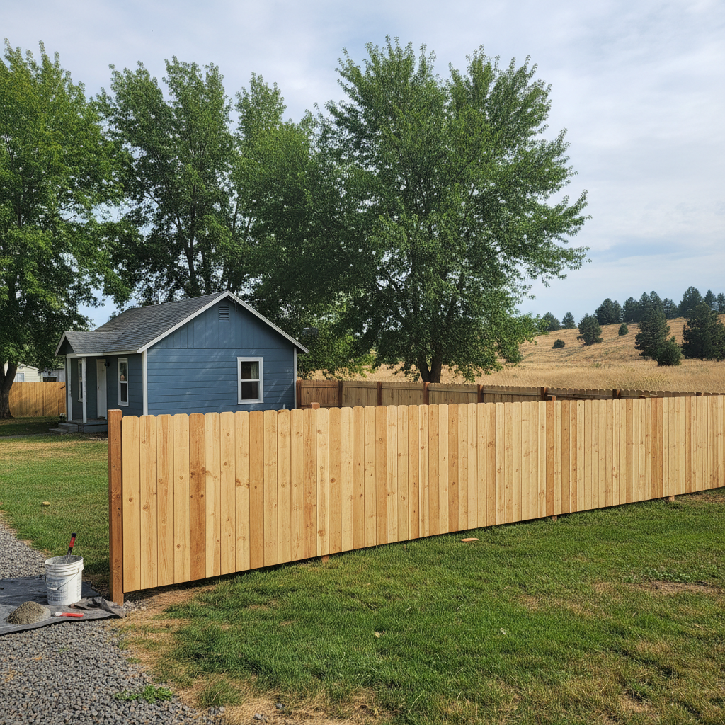Wood Fence Installation