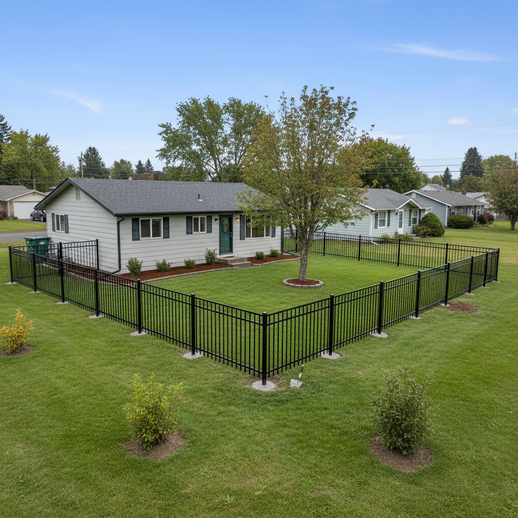 Aluminum Fence Installation