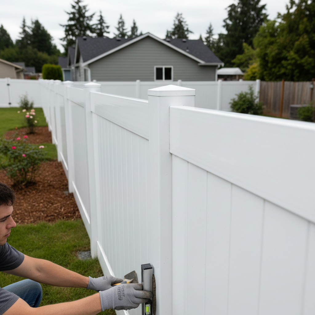 Vinyl Fence Installation