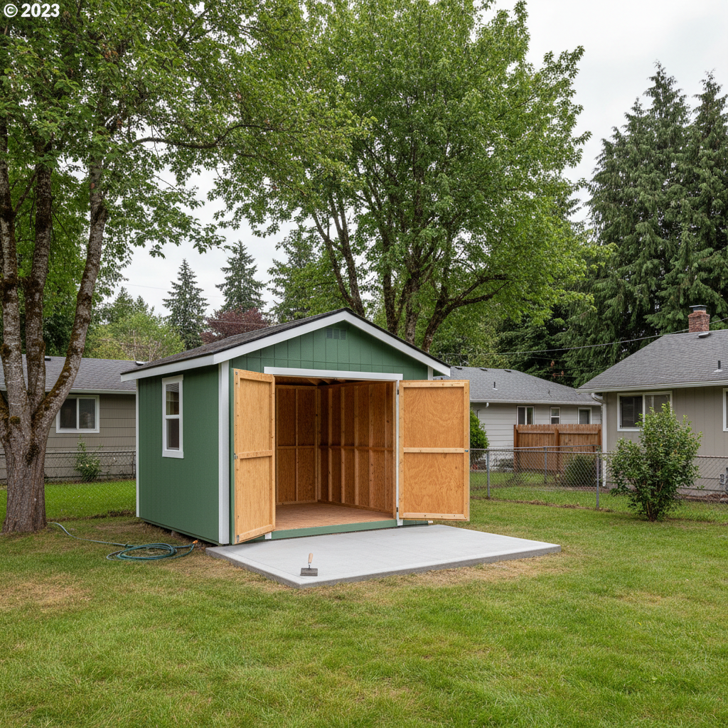 Shed Foundation Work