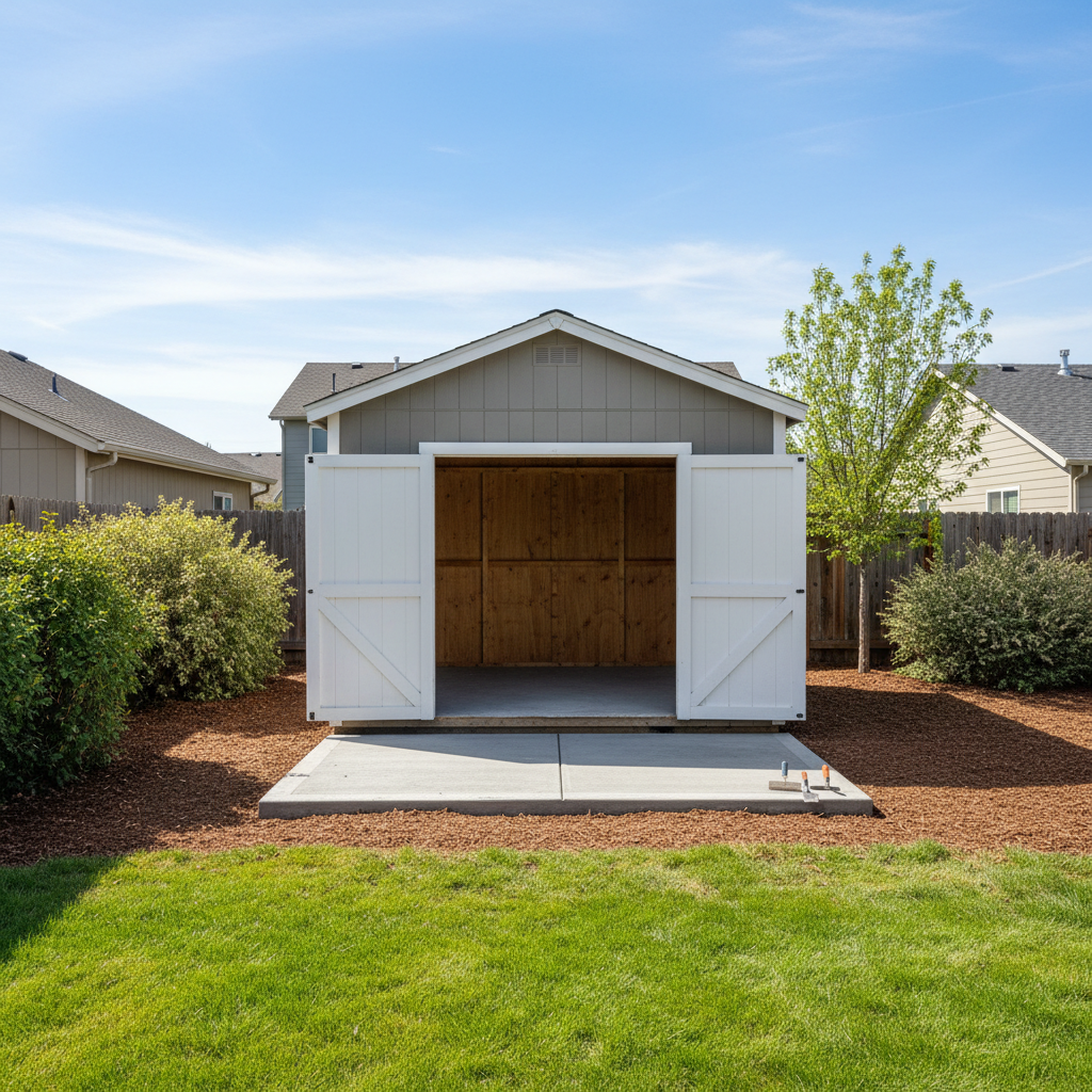 Shed Foundation Work