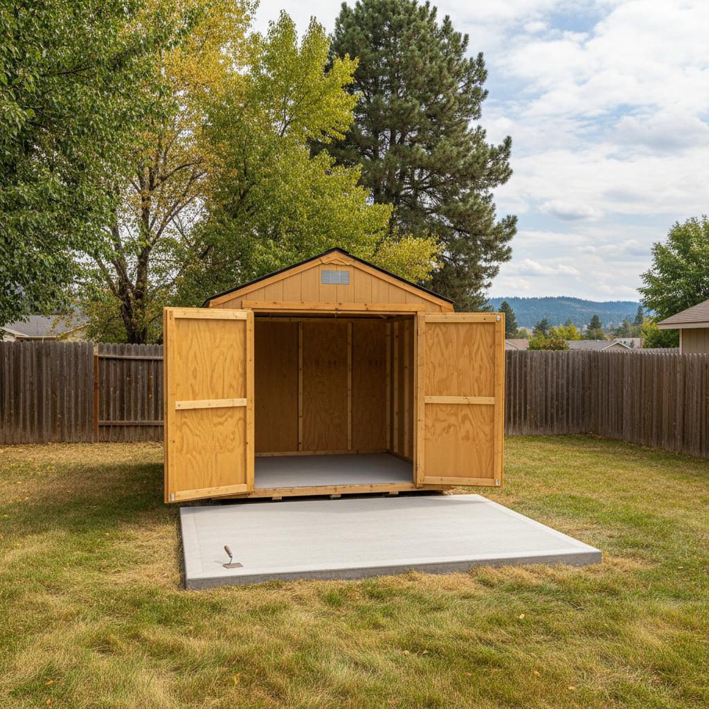 Shed Foundation Work
