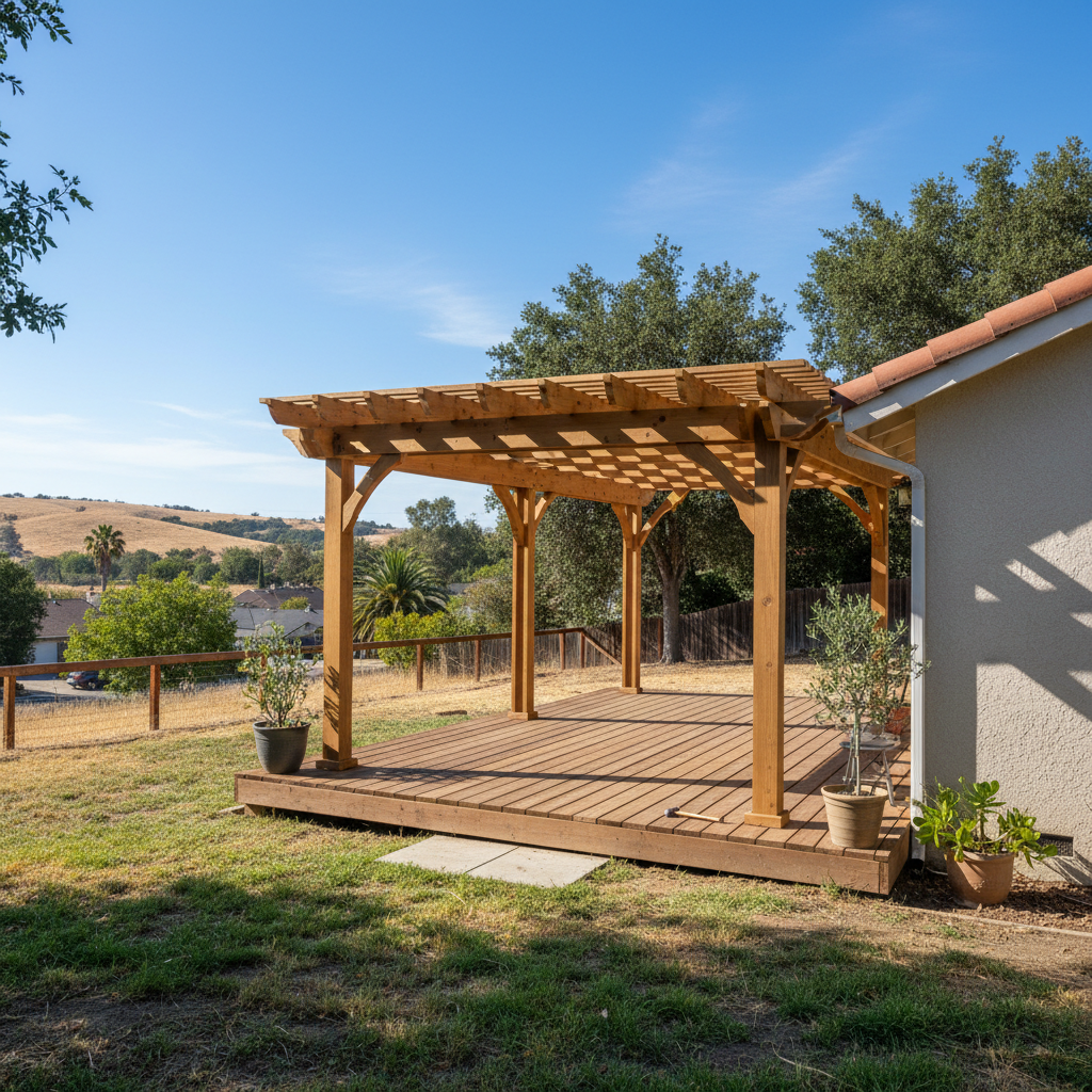 Pergola Construction in Modesto, CA